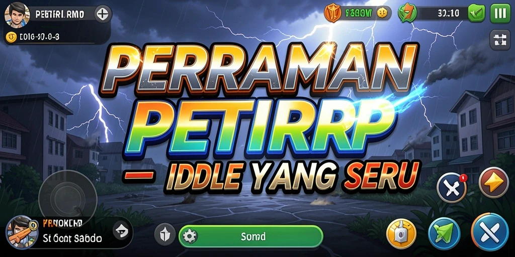 Screenshot gameplay PETIRRP yang menampilkan keseruan permainan Idle.