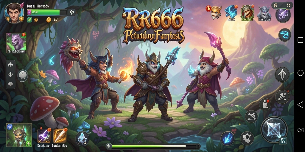 Tampilan gameplay RR666 yang menakjubkan dan penuh aksi.